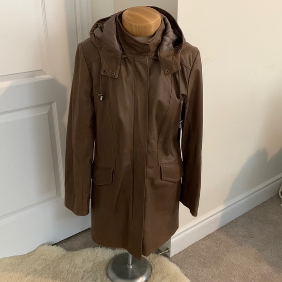 leather coat by Danier - Picture 1 of 10